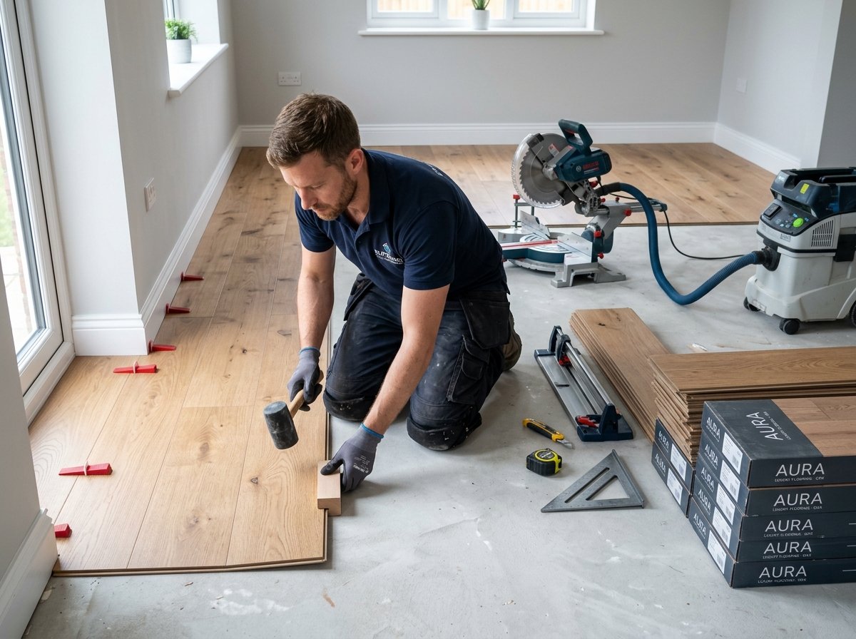 Flooring installation process